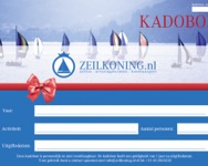 kadobon zeilen